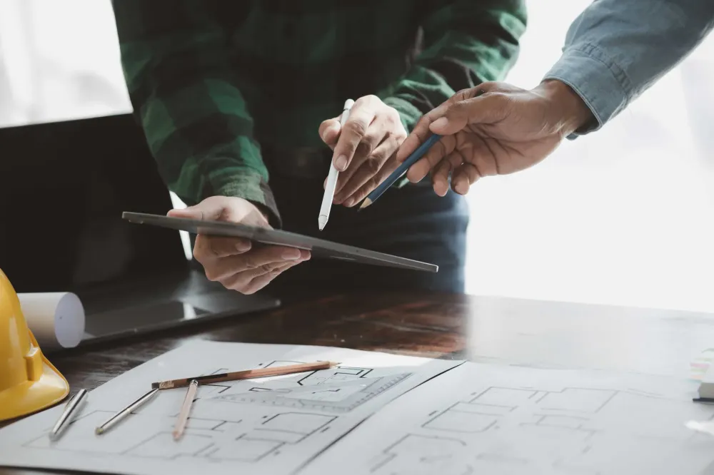 Bureau d'étude structurel du bâtiment près de Haguenau